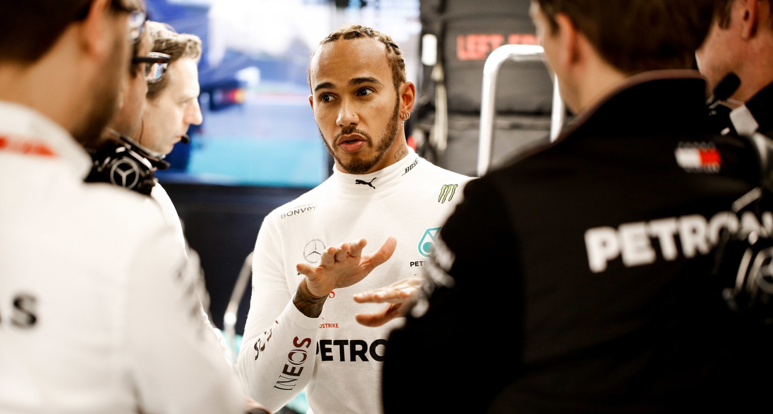 Mercedes-AMG Petronas Formula One Team's Lewis Hamilton during the Formula 1 preseason tests in Barcelona