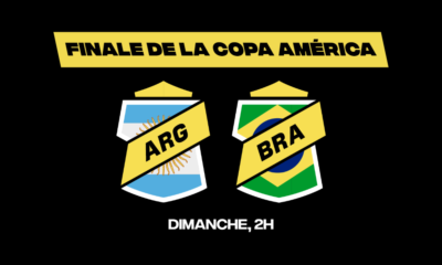 Le Brésil et l'Argentine s'affrontent en finale de la Copa América dimanche soir. Placez vos paris sur ce match en direct sur betFIRST !
