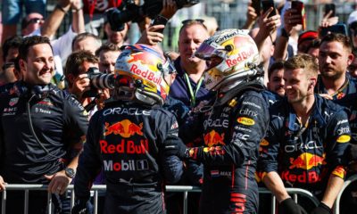 Formule 1_Red Bull_Max Verstappen en Sergio Checo Perez