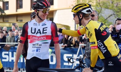 Wielrennen tour cycling POGACAR Tadej en VINGEGAARD Jonas Jumbo-Visam UAE