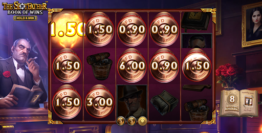 The Slotfather: Book of Wins - Hold & Win - Functionalities